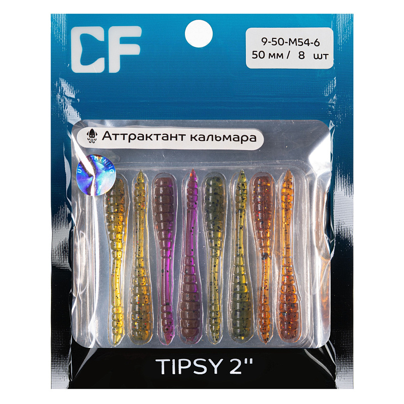 силиконовые приманки Tipsy 2" 9-50-M54-6