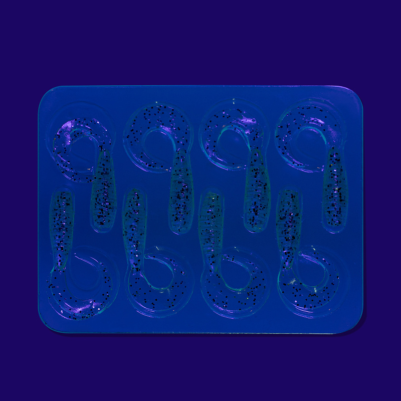 силиконовые приманки Angry spin 1" 20-25-7-6