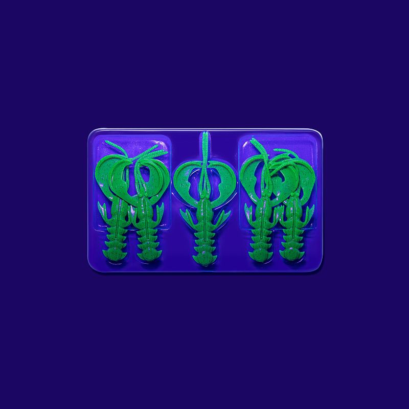 силиконовые приманки Nimble 4" 43-100-10-6-V