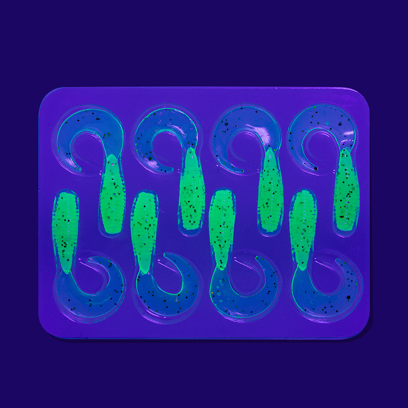 силиконовые приманки Angry spin 1" 20-25-20-5