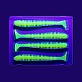 силиконовые приманки Vibro Worm 5'' 80-120-7d-6