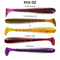 силиконовые приманки Vibro worm 3.4" 12-85-M02-6
