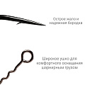 Рыболовные Одинарный крючок CF Round bent fixative shank №12 15 шт