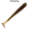 силиконовые приманки Vibro Worm 2.5'' 81-65-26-6
