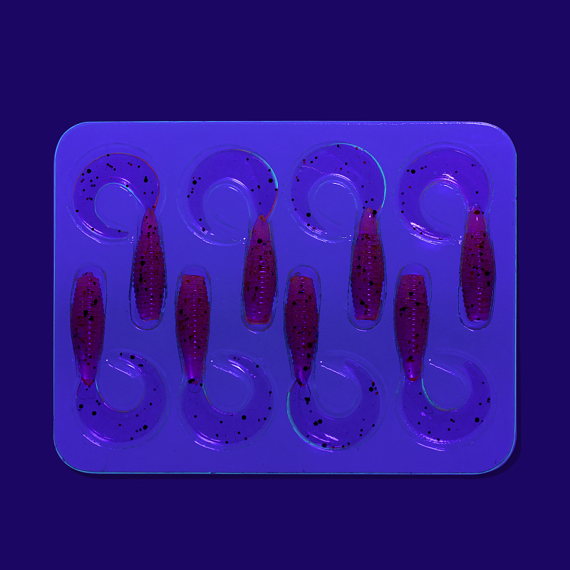 силиконовые приманки Angry spin 1" 20-25-12-6