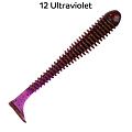 силиконовые приманки Vibro worm 3.4" 12-85-12-6