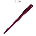 силиконовые приманки Cruel leech 2.2" 8-55-2-6 