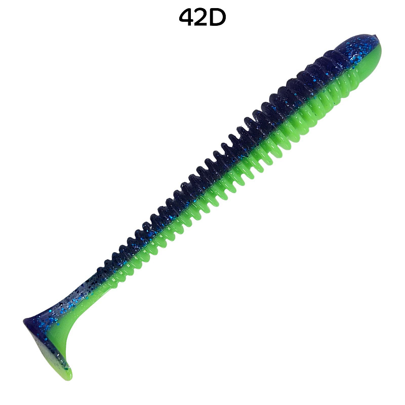 силиконовые приманки Vibro Worm 4'' 75-100-42d-6