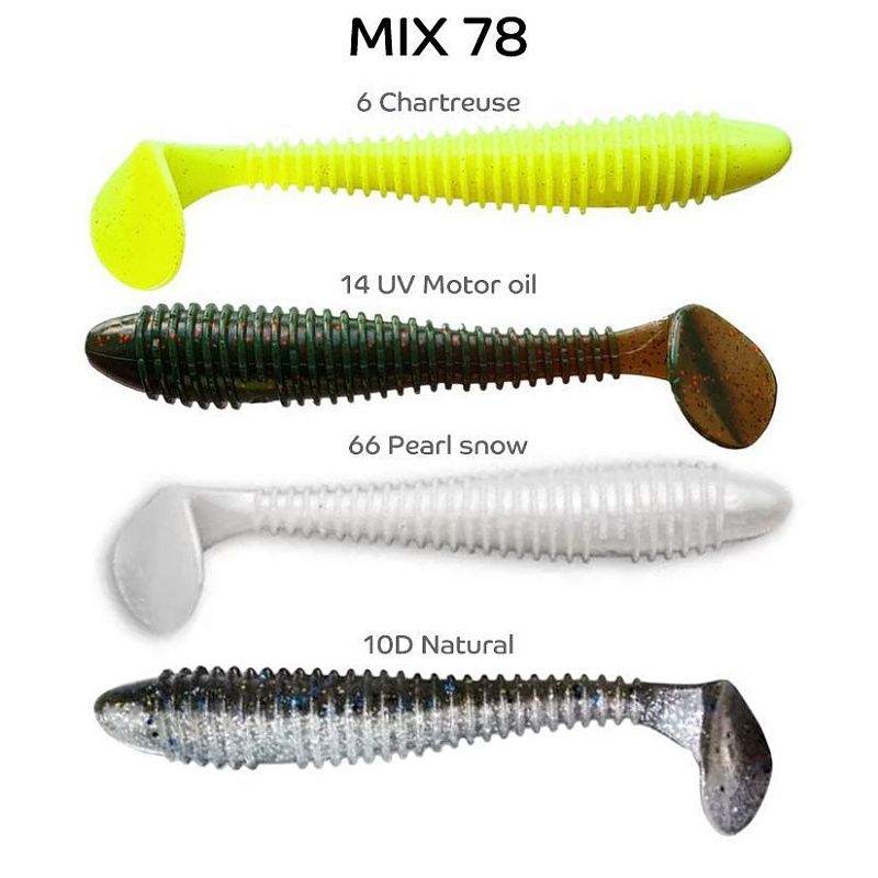 силиконовые приманки Vibro fat 4.7" 39-120-M78-6