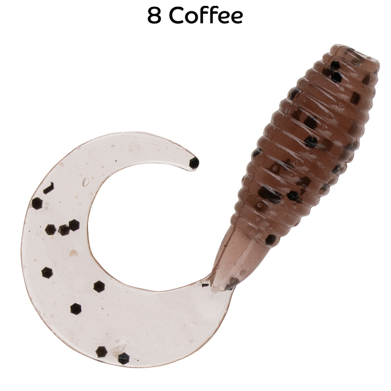 силиконовые приманки Angry spin 1" 20-25-8-6