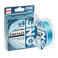 Плетеный шнур №ONE CONTACT #0.3 Х4 150 m blue