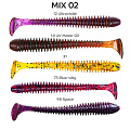 силиконовые приманки Vibro worm 3" 11-75-M02-6