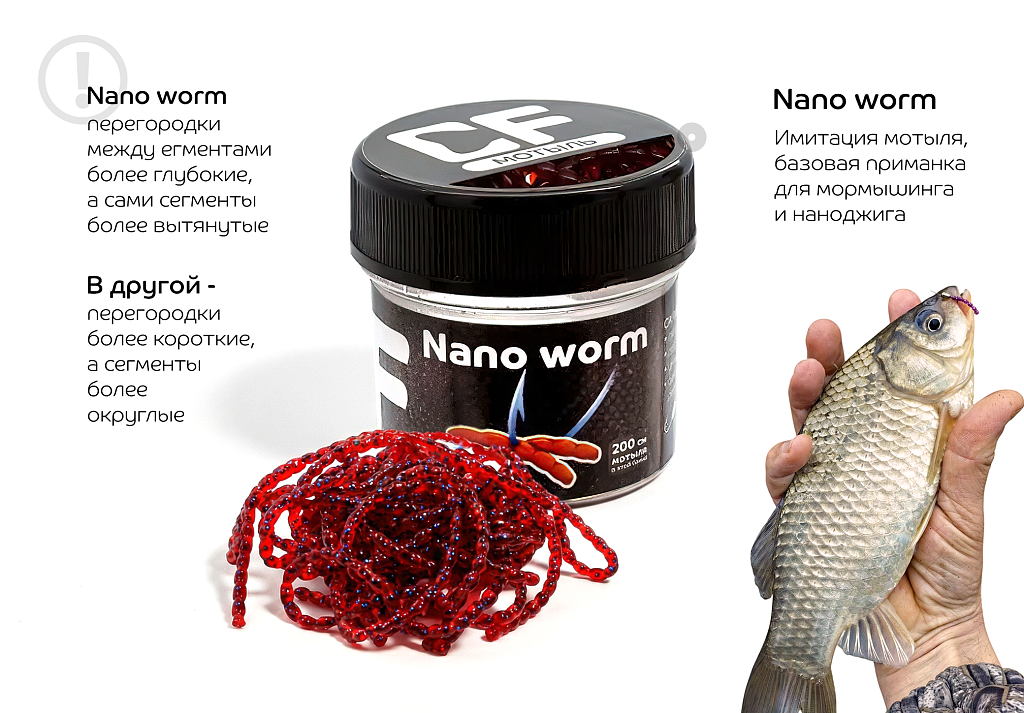 Набор приманок CF для мормышинга и наноджига