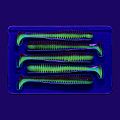силиконовые приманки Vibro worm 3.4" 13-85-30d-6