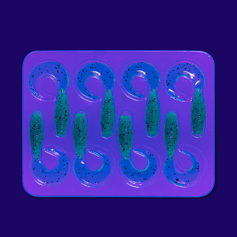 силиконовые приманки Angry spin 1" 20-25-32-6