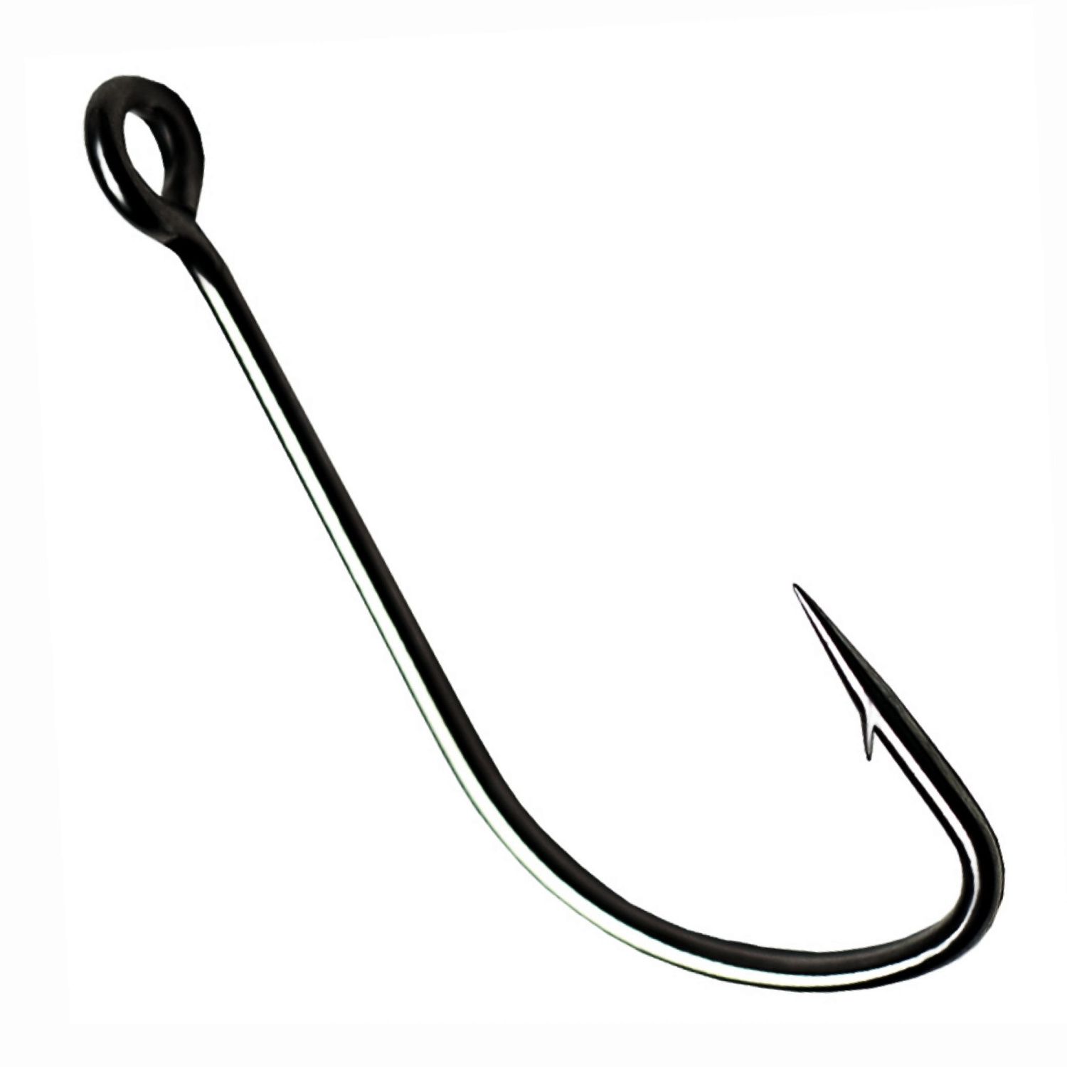 Рыболовные Одинарный крючок CF S hook №2 10 шт, черный