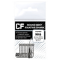Рыболовные Одинарный крючок CF Round bent fixative shank №6 10 шт