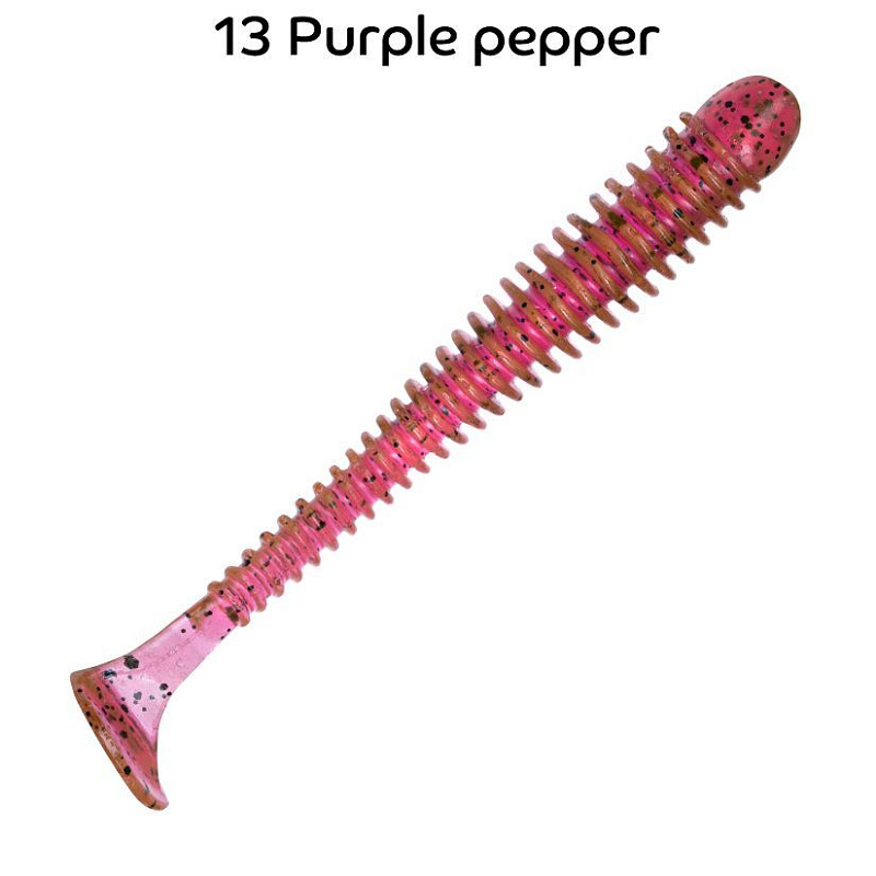 силиконовые приманки Vibro worm 3" 11-75-13-4