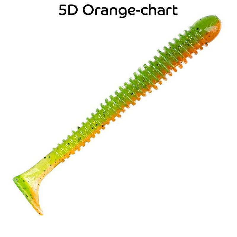 силиконовые приманки Vibro worm 3.4" 13-85-5d-6