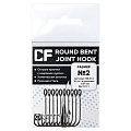 Рыболовные Одинарный крючок CF Round bent hook №2 10 шт