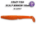 силиконовые приманки Scalp minnow 4" 18-100-18-4