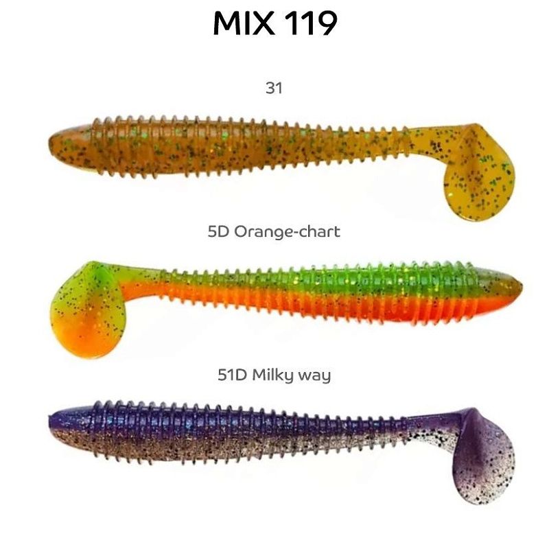 силиконовые приманки Vibro Fat 5.8" 74-145-M119-6