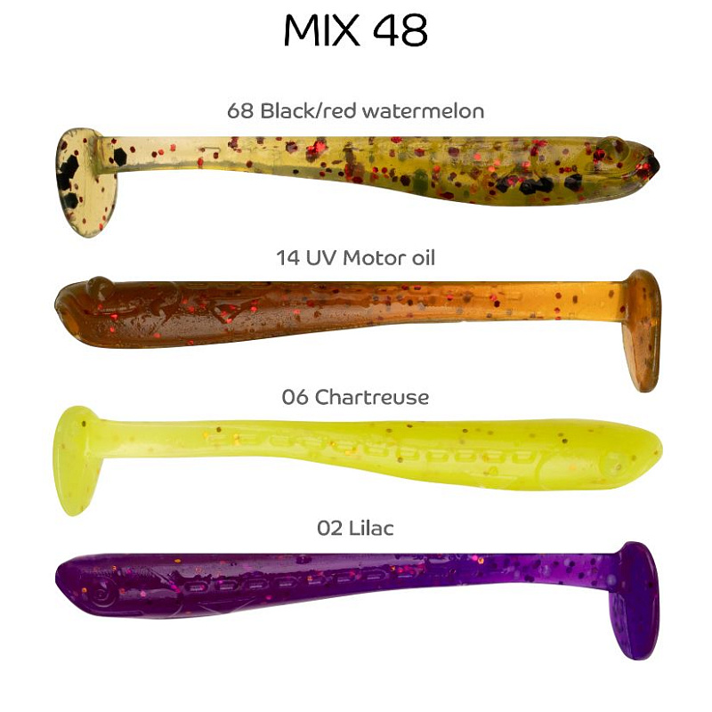силиконовые приманки Nano minnow 1.6" 6-40-M48-6