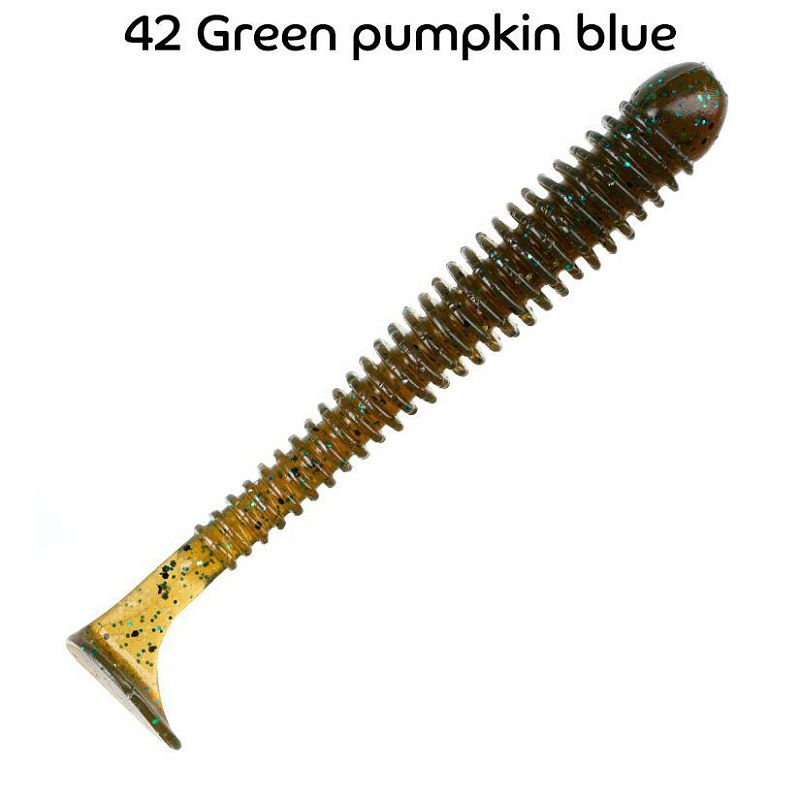 силиконовые приманки Vibro worm 3.4" 12-85-42-6