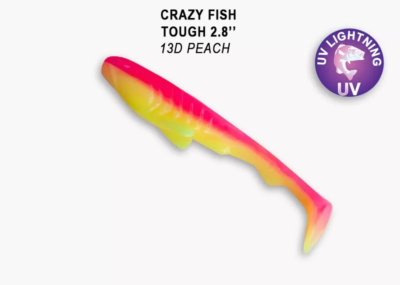 силиконовые приманки Tough 2.8" 59-70-13d-6