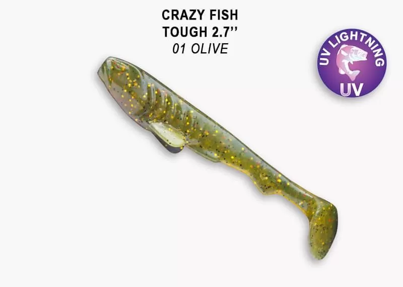 силиконовые приманки Tough 2.8" 59-70-1-6