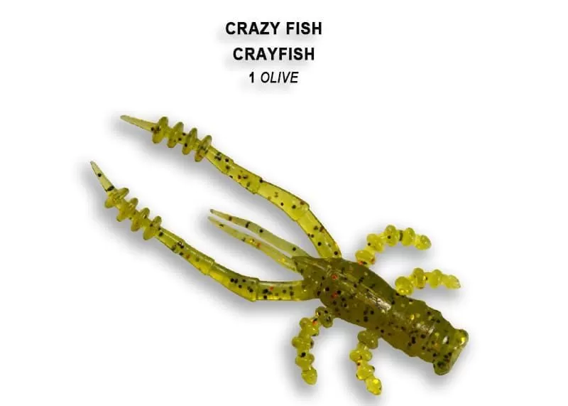 силиконовые приманки Crayfish 1.8" 26-45-1-6