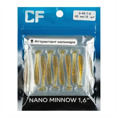 силиконовые приманки Nano minnow 1.6" 6-40-1-6