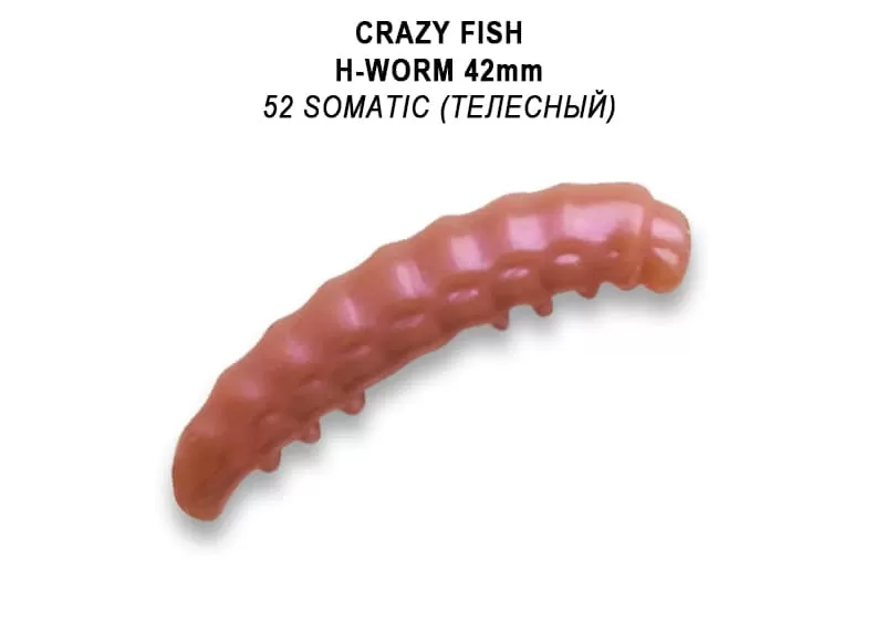 силиконовые приманки MF H-Worm 1.65" 64-42-52-7