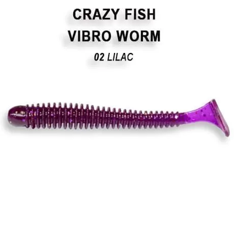 силиконовые приманки Vibro worm 2" 3-50-2-2