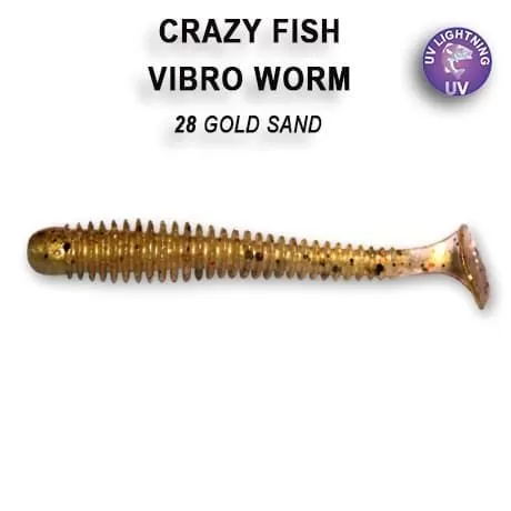 силиконовые приманки Vibro worm 2" 3-50-28-4