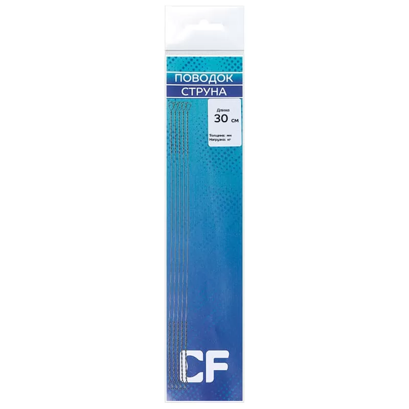 Поводок Струна CF 0.40 мм 35 см 5 шт