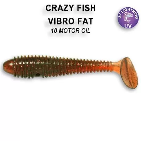 силиконовые приманки Vibro fat 2.7" 1-71-10-1