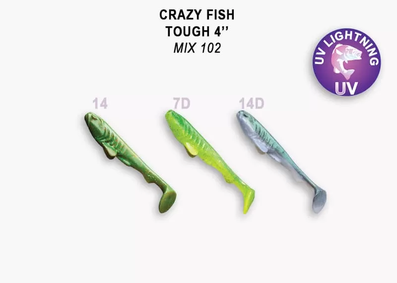 силиконовые приманки Tough 4" 48-100-M102-6