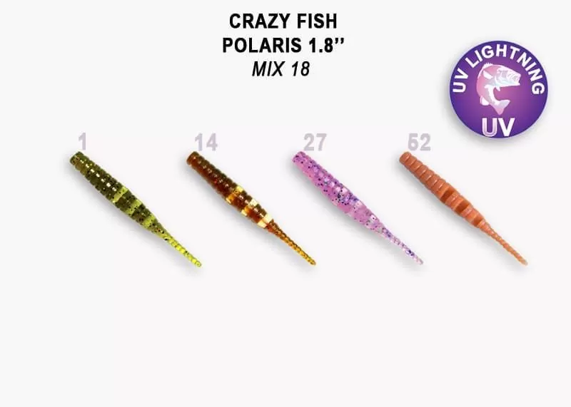 силиконовые приманки Polaris 1.8" 5-45-M18-6