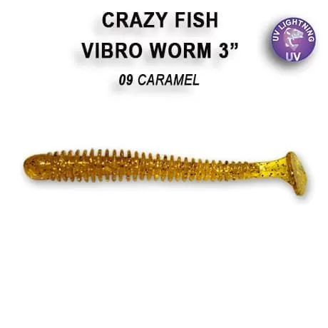 силиконовые приманки Vibro worm 3" 11-75-9-1