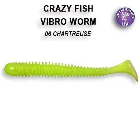 силиконовые приманки Vibro worm 2" 3-50-6-1