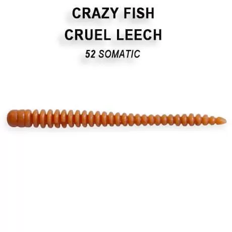 силиконовые приманки Cruel leech 2.2" 8-55-52-6