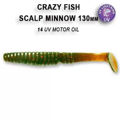 силиконовые приманки Scalp minnow 5.5" 19-130-14-6