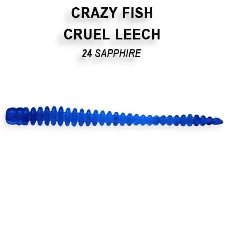 силиконовые приманки Cruel leech 2.2" 8-55-24-6