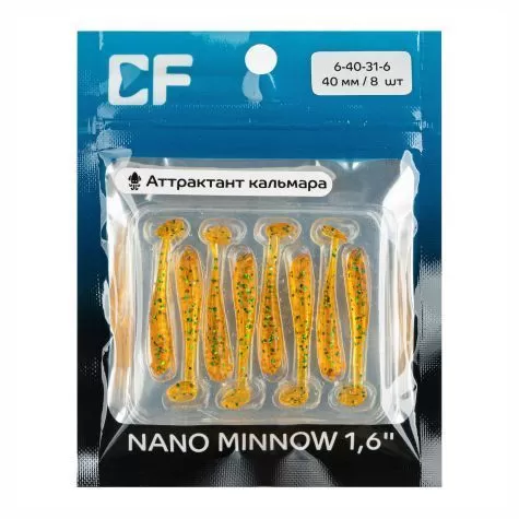 силиконовые приманки Nano minnow 1.6" 6-40-31-6