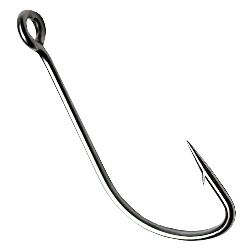 Рыболовные Одинарный крючок CF S hook №10 15 шт, серебряный