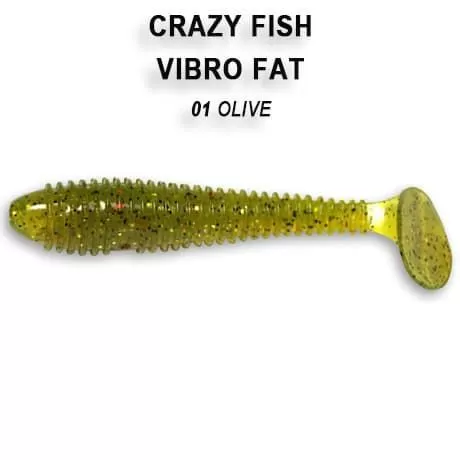 силиконовые приманки Vibro fat 2.7" 1-71-1-6
