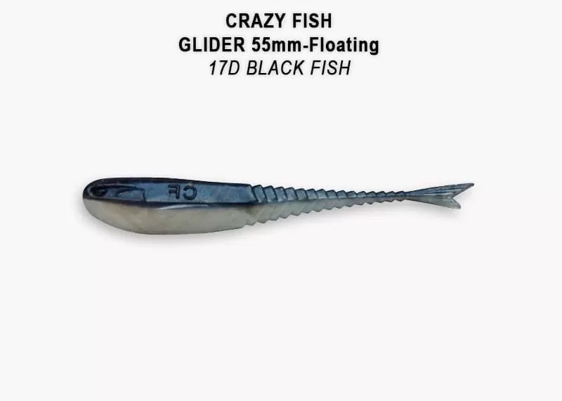 силиконовые приманки Glider 2.2" 35-55-17d-6-F