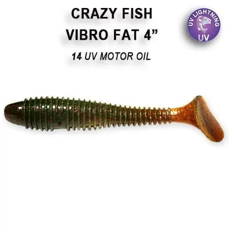 силиконовые приманки Vibro fat 4" 14-100-14-5